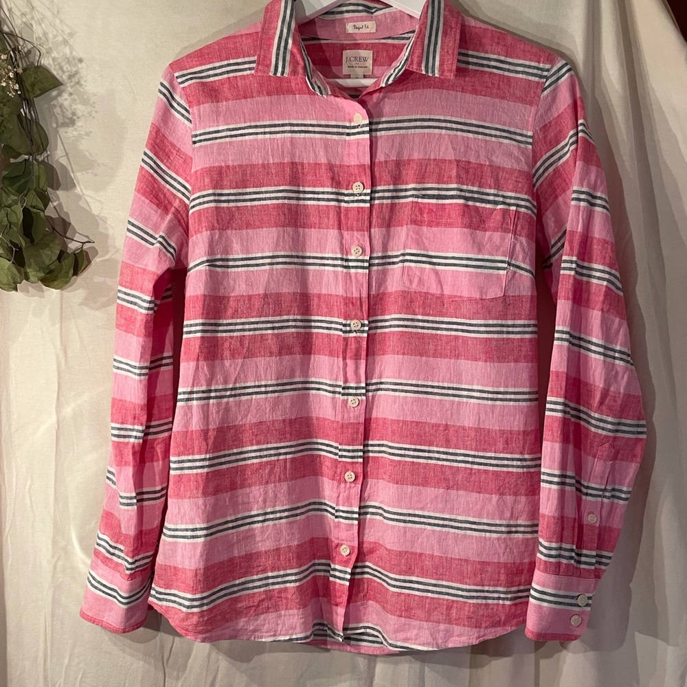 STRIPPED BUTTON DOWN - medium - Jcrew